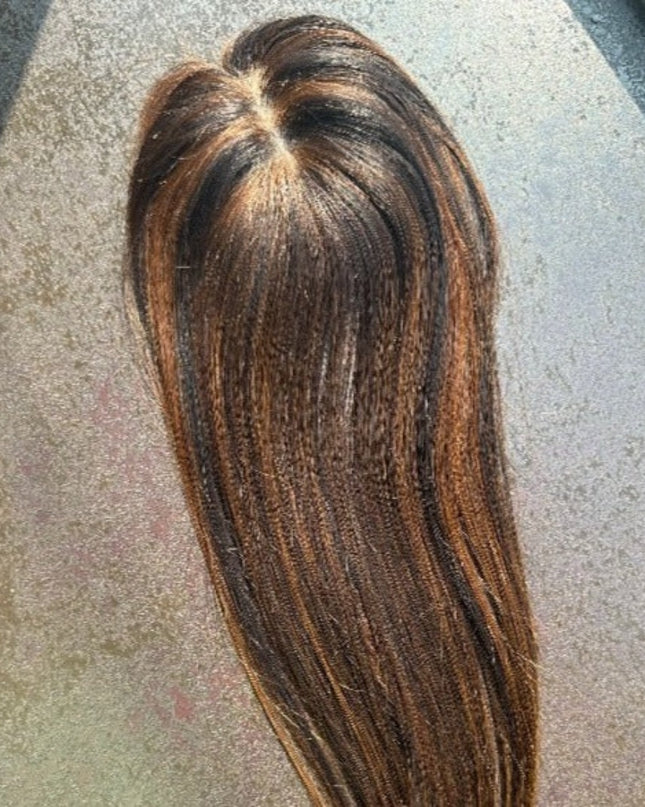 2x3 Highlight Silk Hair Topper